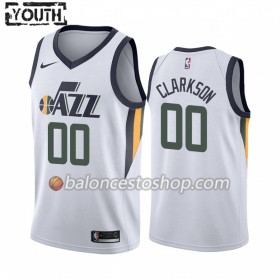 Camiseta Niños NBA Utah Jazz Jordan Clarkson 00 2019-20 Nike Association Edition Swingman